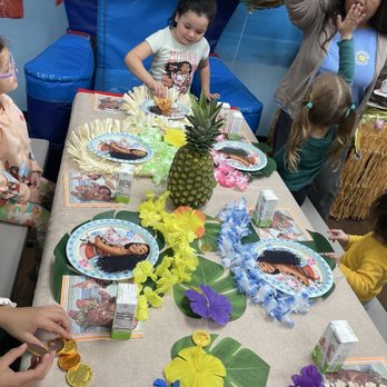 Seascape Kids Fun - Moana theme head table. - Venues & Event Spaces Near Me - Anaheim, California