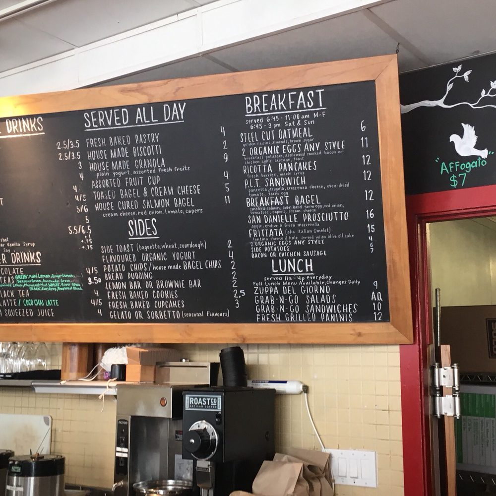 RoastCo - a menu on the wall of a restaurant - Coffee & Tea Near Me - Oakland, California RoastCo - a menu on the wall of a restaurant - Coffee & Tea Near Me - Oakland, California