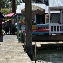 Area on the marina for Island Cafe