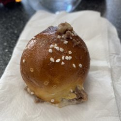 Philly Pretzel Factory - Cheese Steak pretzel