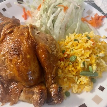 Mr Pollo Bayside - Chicken, Yellow Rice, & Avocado Salad. - Spanish Near Me - Bayside, New York