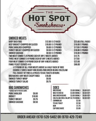 Menu photo 5 The Hot Spot Smokehouse Sterling, CO