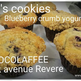 Chocolaffee - blueberry crumb yogurt muffins - Colombian Near Me - Revere, Massachusetts Chocolaffee - blueberry crumb yogurt muffins - Colombian Near Me - Revere, Massachusetts