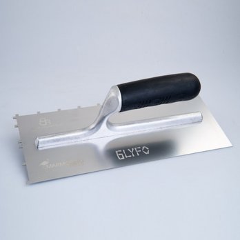 Atova International - NEW!!! The glyfo trowel. Stainless steel blade designed for glyfo effect. Comes in one size. - Stucco Services Near Me - Chicago, Illinois