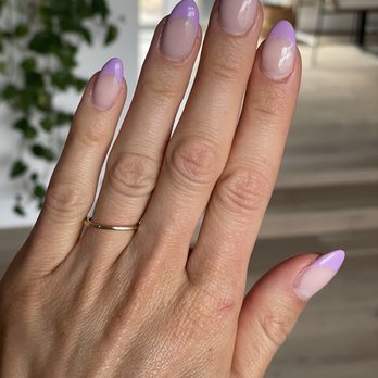Nirvana Beauty Lounge - Lavender French manicure by Andy - Nail Salons Near Me - Reno, Nevada