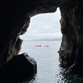 Cave Store - Sunny Jim and kayakers! - Walking Tours Near Me - La Jolla, California