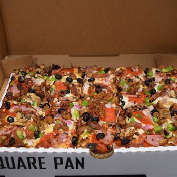 Blackjack Pizza - a square pan of pizza - Pizza Near Me - Erie, Colorado Blackjack Pizza - a square pan of pizza - Pizza Near Me - Erie, Colorado