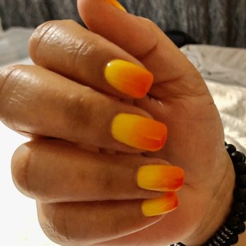 Absolute Nails Salon - Henry's Nails tropical ombré - Nail Salons Near Me - Winter Garden, Florida