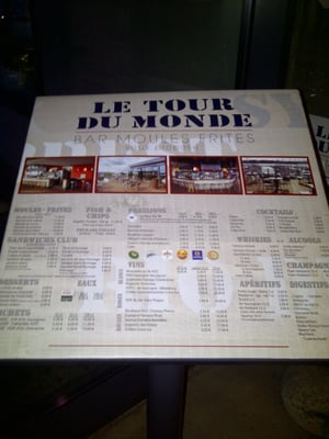 Menu photo 2 Le Tour du Monde Brest, 29 Menu photo 2 Le Tour du Monde Brest, 29