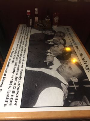 Menu photo 8 Dillinger’s Bar & Grill Peru, IN