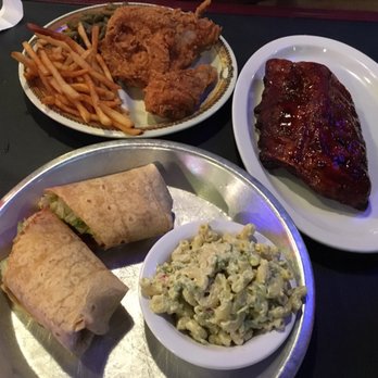 American Legion Post 313 - Shrimp wrap and macaroni salad. 1/2 rack ribs and 2 pc fried chicken - Veterans Organizations Near Me - Saint Peters, Missouri