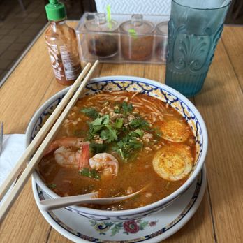 Ginger Thai Taste - NS-2. Spicy Tom Yum Noodle Soup - Thai Near Me - Richmond, Virginia