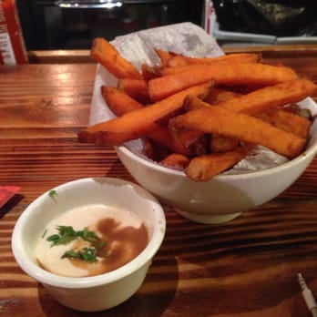 Saigon Shack - Sweet potato fries with the dipping sauce. - Vietnamese Near Me - New York, New York Saigon Shack - Sweet potato fries with the dipping sauce. - Vietnamese Near Me - New York, New York