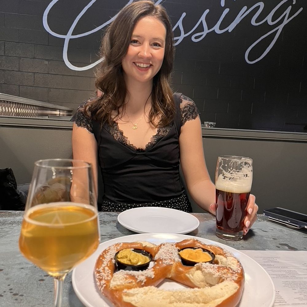 Triple Crossing Beer - pretzel and a view! - Breweries Near Me - Richmond, Virginia Triple Crossing Beer - pretzel and a view! - Breweries Near Me - Richmond, Virginia