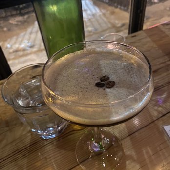 Figo Wine Bar - Espresso Martini that was not filled to the top. - Wine Bars Near Me - Chicago, Illinois