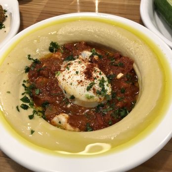 Aviv Hummus Bar - Hummus shakshuka bowl - Falafel Near Me - Seattle, Washington Aviv Hummus Bar - Hummus shakshuka bowl - Falafel Near Me - Seattle, Washington