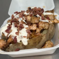 Smokey Joe's BBQ - Chicken bacon ranch loaded potatoes