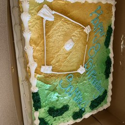 The cake I received