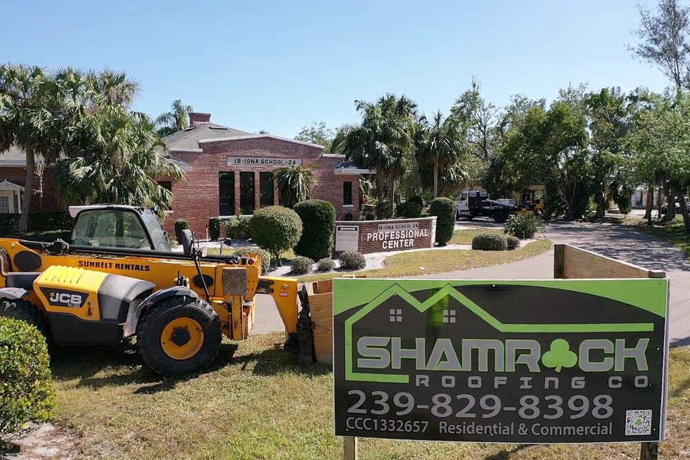 Slide of Shamrock Roofing