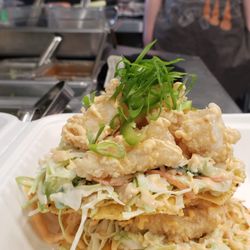 Al'oha Tofino - The beast and beauty; squid tostada