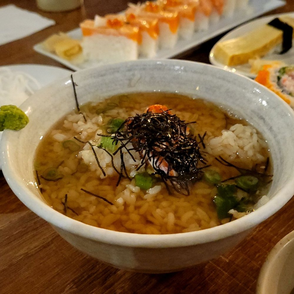 Tairyou Ichiba - a bowl of soup and a plate of sushi - Japanese Near Me - Burnaby, British Columbia Tairyou Ichiba - a bowl of soup and a plate of sushi - Japanese Near Me - Burnaby, British Columbia