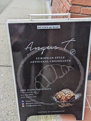 Menu photo 2 Angus T Vancouver, BC