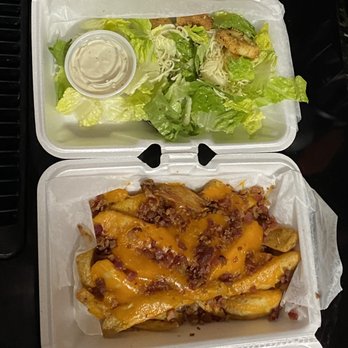 Texas Roadhouse - Cheese Fries and Caesar Salad - Steakhouses Near Me - Burlington, North Carolina