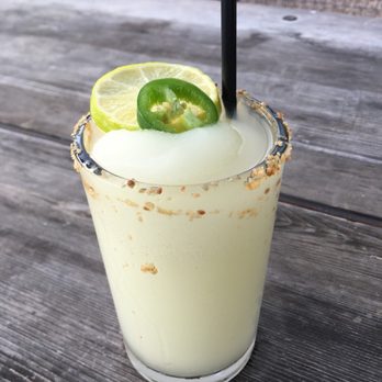 La Holly - Frozen margarita (with habanero salt) - Tacos Near Me - Austin, Texas