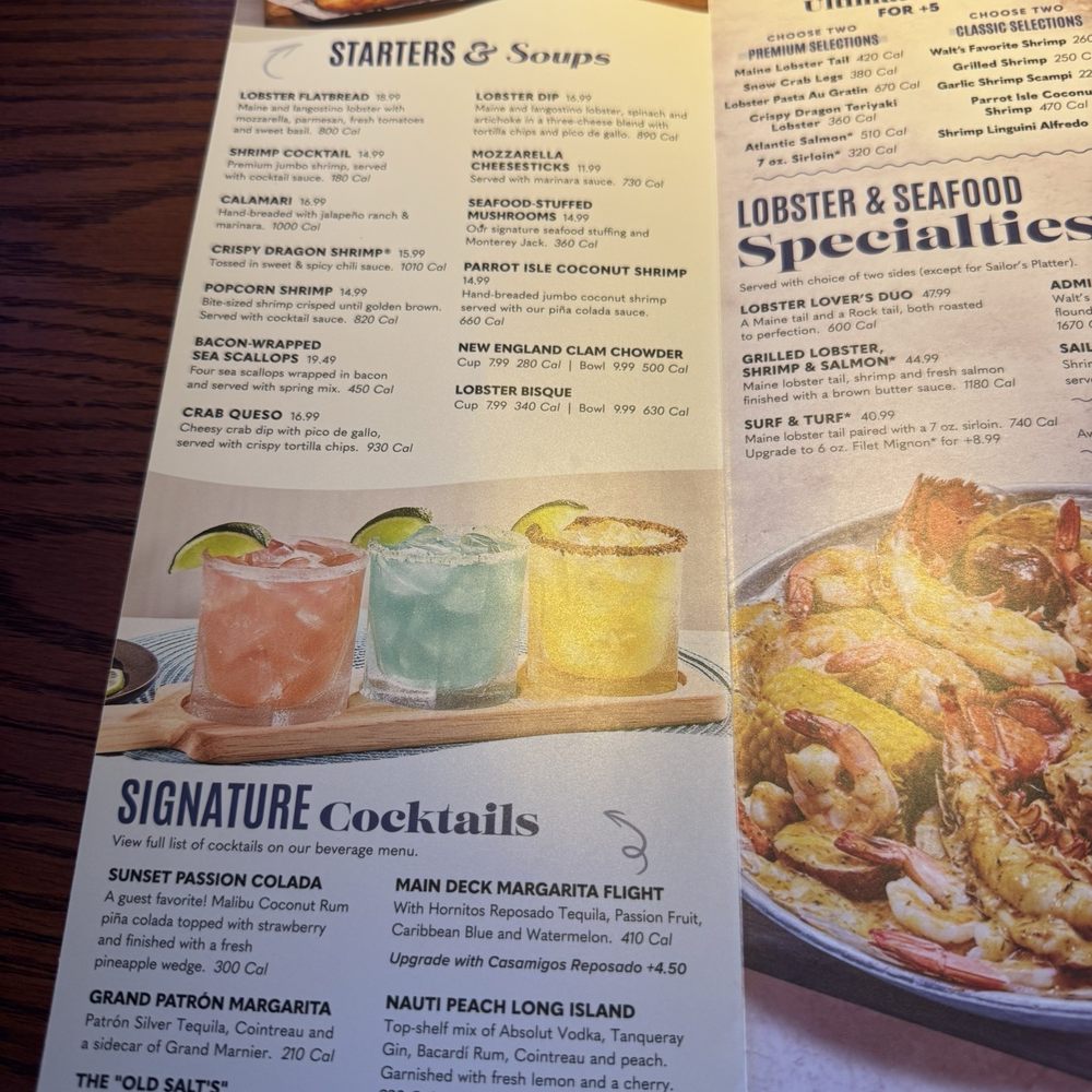 Red Lobster - Menu - Seafood Near Me - Pembroke Pines, Florida Red Lobster - Menu - Seafood Near Me - Pembroke Pines, Florida