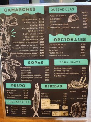 Menu photo 1 Mariscos Los Laureles La Paz, BCS Menu photo 1 Mariscos Los Laureles La Paz, BCS