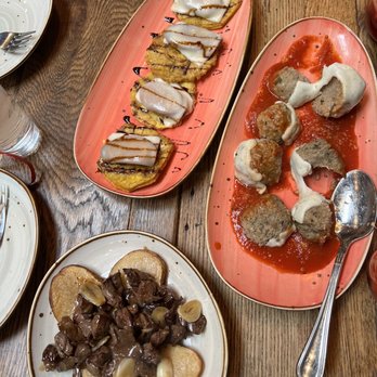 Sangria Tapas Restaurant - Churrasquito, plantains with ham, albondigas - Tapas/Small Plates Near Me - Mahwah, New Jersey