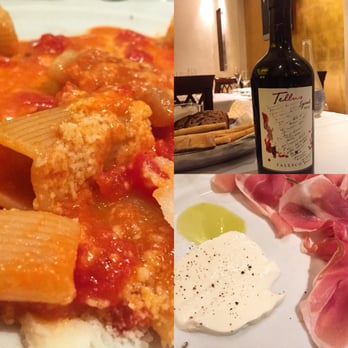 Pagaroma - Rigatoni Ameritriciana, proscuito and mozzarella and tasty fresh local red wines - Seafood Near Me - Rome, RM Pagaroma - Rigatoni Ameritriciana, proscuito and mozzarella and tasty fresh local red wines - Seafood Near Me - Rome, RM