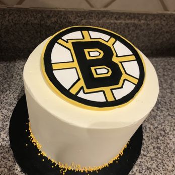 Bake Shoppe - Red velvet cream cheese Boston Bruins Cake! - Bakeries Near Me - Toronto, Ontario