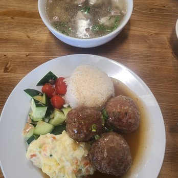 Arag Mongolian Cuisine - Meatballs and lamb dumpling soup - Salad Near Me - Los Angeles, California Arag Mongolian Cuisine - Meatballs and lamb dumpling soup - Salad Near Me - Los Angeles, California
