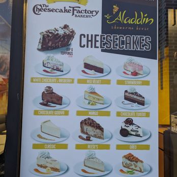 Aladdin Shawarma House - Cheesecake flavours - Middle Eastern Near Me - Vaughan, Ontario