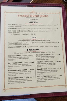 Menu photo 5 Everest MoMo Shack Jackson, WY