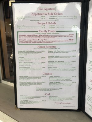 Menu photo 7 Little Tony's Italian Restaurant Oxnard, CA
