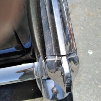 AV Collision Repairs - Look at the gap on fin top.  poor craftmenship.  Other side was fine - Body Shops Near Me - Lancaster, California
