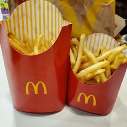 Large fry vs medium fry.....what's wrong with this picture? Large fry vs medium fry.....what's wrong with this picture?