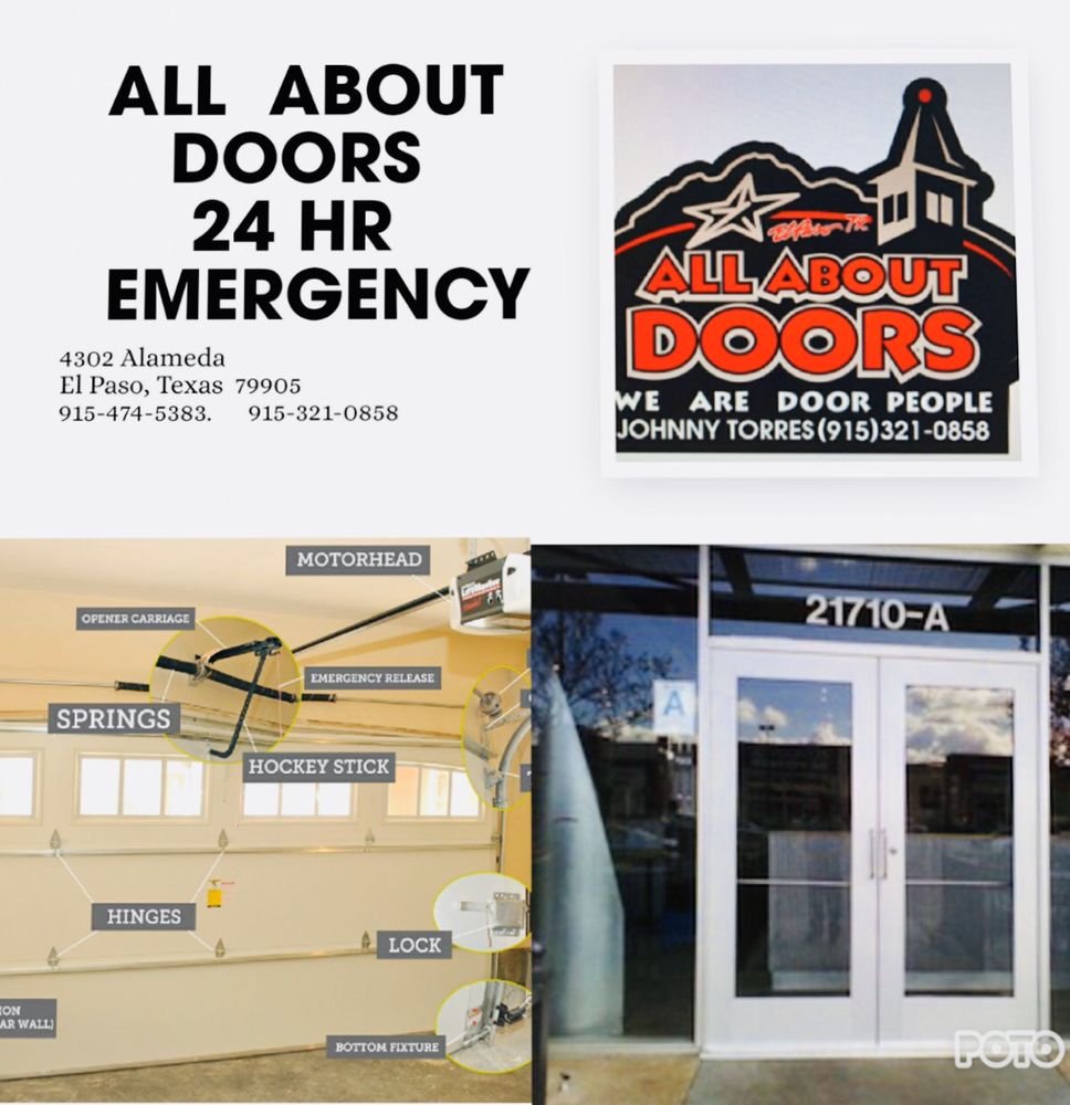 JM ALL ABOUT DOORS Updated June 2024 4325 Montana St, El Paso