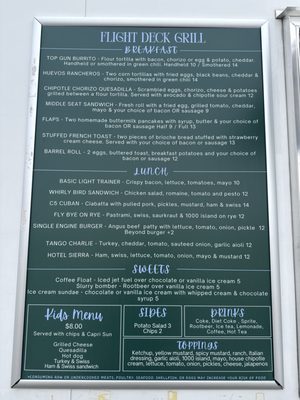 Menu photo 1 Flight Deck Grill Longmont, CO