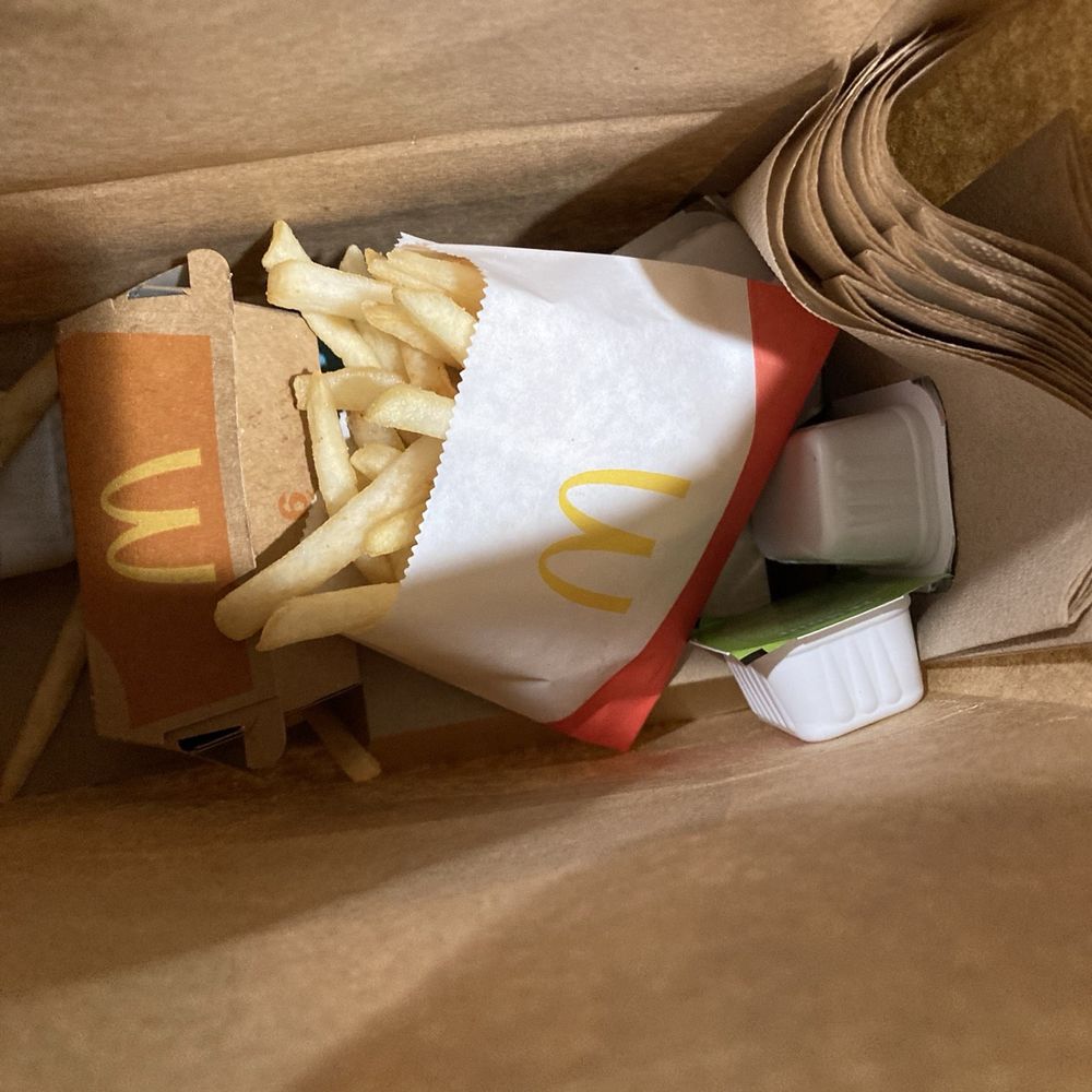 McDonald's - Nuggets inside bag - Fast Food Near Me - Redlands, California