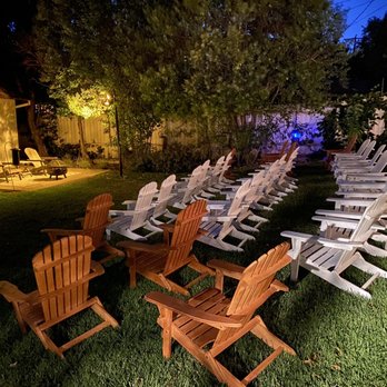 Del Rey Party Rentals  - Chairs looking on what was to be the "stage" - Party Equipment Rentals Near Me - Hawthorne, California