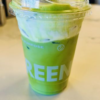 Greenova - Matcha Vanilla Teatte with Vanilla Cold Foam - Coffee & Tea Near Me - Frisco, Texas