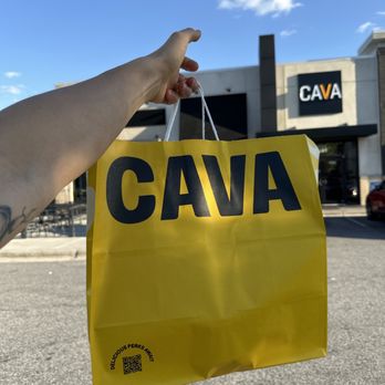 CAVA - My togo bag of two bowls, one for me and boo! - Salad Near Me - Greensboro, North Carolina