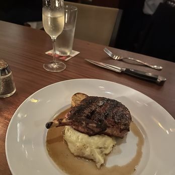 Seasons 52 - Wood-Grilled Dry-Rubbed Pork Chop - New American Near Me - Schaumburg, Illinois