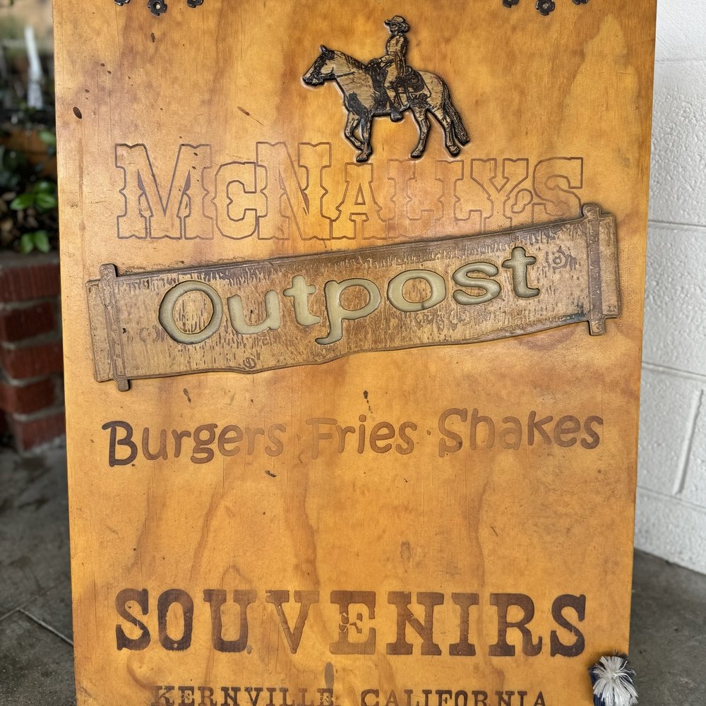 McNally's Outpost - Sign - Burgers Near Me - Kernville, California
