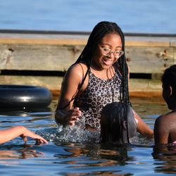 Camp Walden - Playing in the water