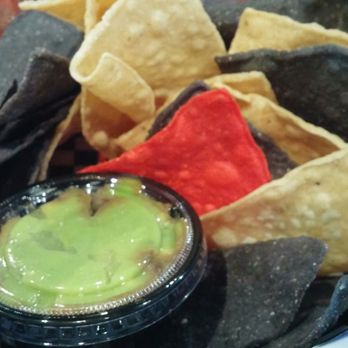 Pizini - Stale chips and brown guac... :( - Salad Near Me - Gilbert, Arizona