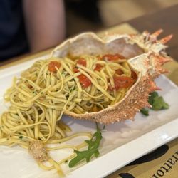 Trattoria Al Gazzettino - Linguini with soft crab